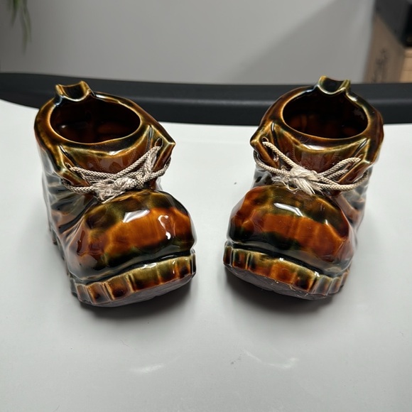 Vintage ceramic boots ( Ashtray ) 1950-60 from Japan like new - Picture 5 of 10